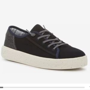 Hey Dude Kids Black and Navy Sneakers 5Y